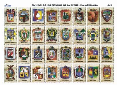 Escudos de los estados de la república mexicana Ediciones Bob