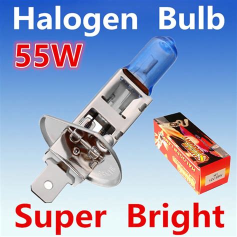 Pcs H W V Super Bright White Fog Halogen Bulb Car Headlight Lamp