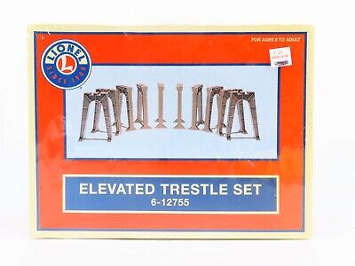 O 1 48 Scale Lionel 6 12755 Elevated Trestle Set Of 10 Sealed EBay