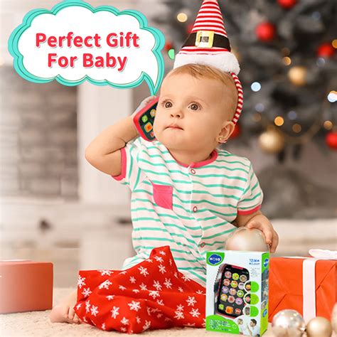 Baby Toys 12-18 Months Old Interactive Developmental Learning Cell Phones Toy with Music for 12 ...