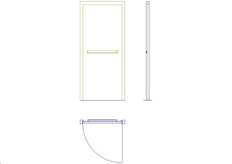 Puerta Emergencia En AutoCAD Descargar CAD Gratis 7 88 KB Bibliocad