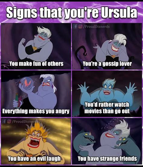 0 0 Am I Ursula Disney Funny Funny Disney Memes Funny