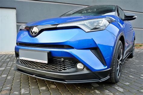 For Toyota C HR CHR Front Bumper Lip Diffuser Protector Body Kit