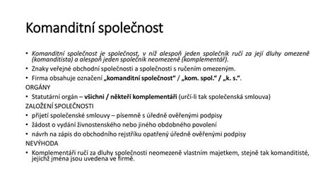 Právní minimum Zahájení podnikatelské činnosti ppt stáhnout