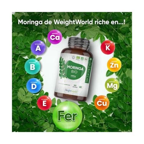 Moringa Bio G Lules Mg G Lules Vegan Compl Ment Aliment