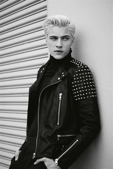 Lucky Blue Smith Poses For Interview Talks Lucky Charms Lucky Blue