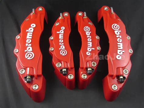 Racing 3D Brembo Red Brake Caliper Covers 4pcs Rear & Front 350Z 370Z G35 G37 R8 M3 Impreza ...