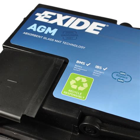 Автомобільний акумулятор EXIDE EK960 Start Stop AGM 96Аh 850A R