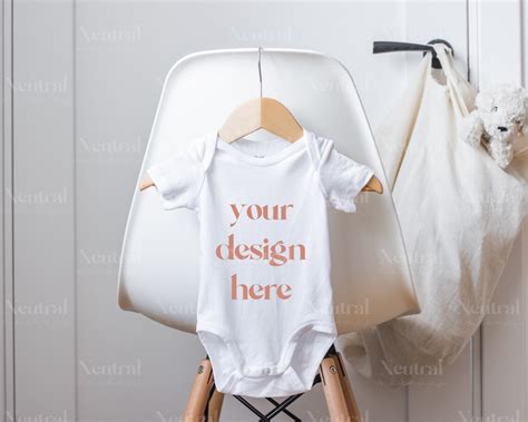 Baby Onesie Mockup For Sublimation Designs Custom Onesie Mock Etsy