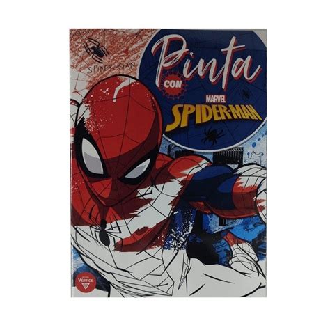 Libro Para Colorear Infantil Splash Colecci N Pinta Con Spider Man