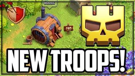 New Troops Clash Of Clans Update Super Troops No Cash Clash 49 Youtube