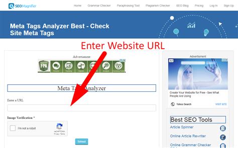 Meta Tags Analyzer Check Your Website Meta Tags SEO Magnifier