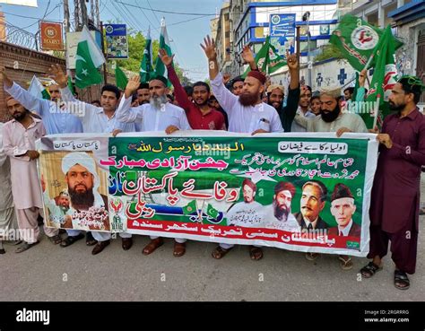 Activists Of Sunni Tehreek Pst Are Holding Celebration Rally In