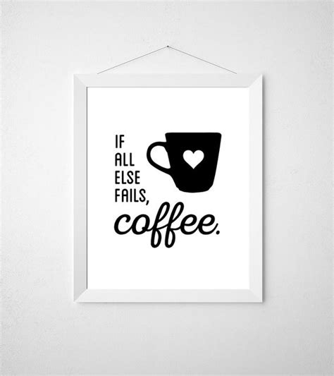 Coffee Signs Coffee Station Kitchen Printable Kitchen - Etsy