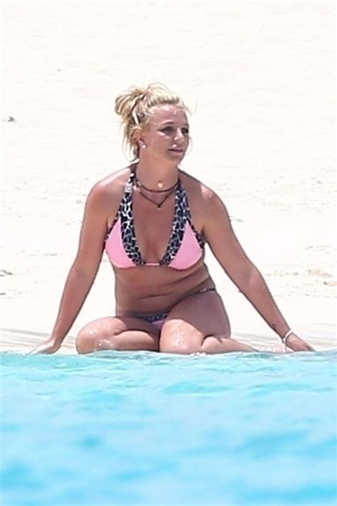 Britney Spears In Bikini At A Beach In Turks And Caicos