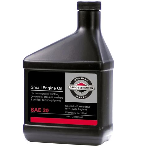 Briggs and Stratton 4-Stroke SAE 30 Engine Oil (1.4 Litre) - Radmore ...