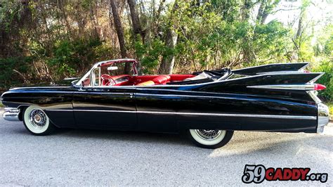 Black 1959 Cadillac Convertible - 1959 Black Cadillac Convertible Photo ...