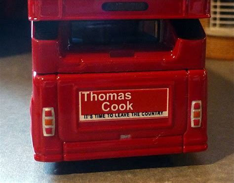 Thomas Cook Rear Advert Lbrt Model Transfers