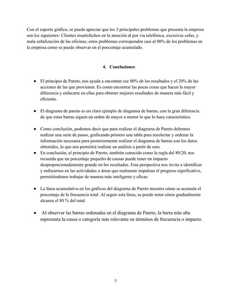 Diagrama De Pareto Pdf Actividad Tecnolog A Pdf