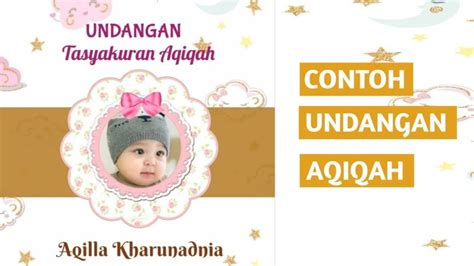 Cara Membuat Undangan Aqiqah Di Word Contoh Surat Resmi