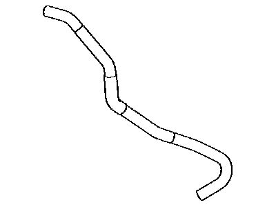 44348 48010 Genuine Lexus Oil Reservoir To Pump Hose No 1