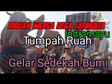 Warga Desa Jatimulya Gelar Adat Sedekah Bumi YouTube