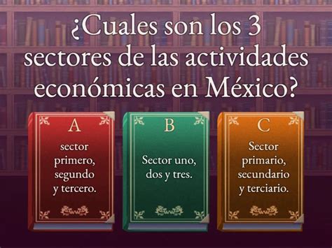 Divisi N De Actividades Econ Micas En M Xico Quiz