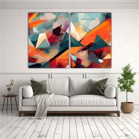 Cuadros Modernos Abstractos Intensos Decoración Con Lienzos Temáticos