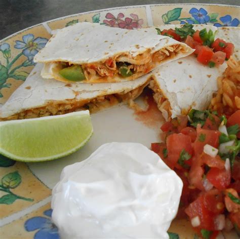 Einfache Quesadillas Mit Huhn Rezepte Suchen