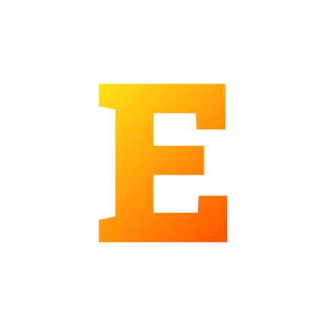 Letter E Generic Gradient Fill Icon