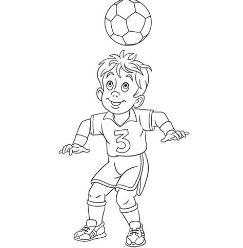 Disegni Da Colorare A Tema Calcio Per Bambini