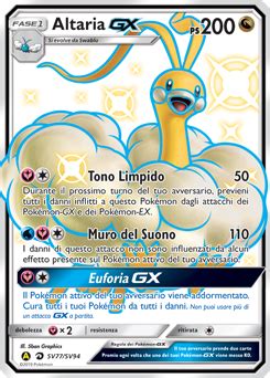 Altaria Gx Trionfo Dei Draghi Pok Mon Central Wiki