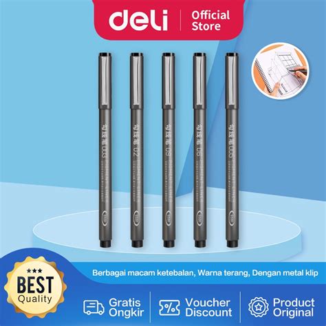 Jual Deli Pigment Liner Drawing Pen Pulpen Spidol Gambar Dengan