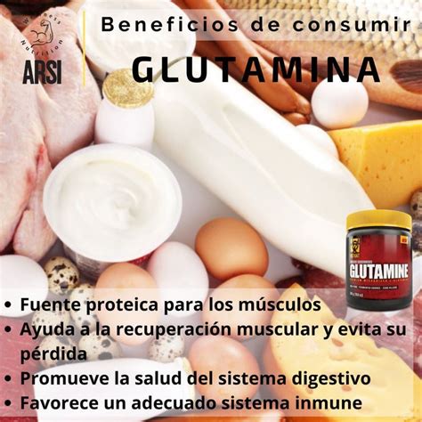 Beneficios De La Glutamina Suplementos Alimenticios Alimenticio