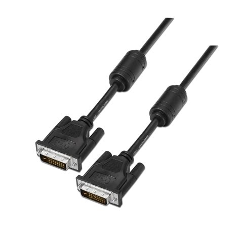 A Cable Dvi Dual Link Con Ferrita Dvi D Macho A Dvi D