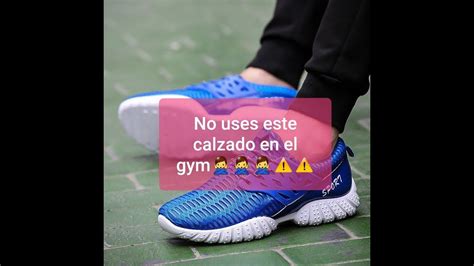 CALZADO PARA ENTRENAR EN EL GIMNASIO NO USES TIPO RUNNING YouTube