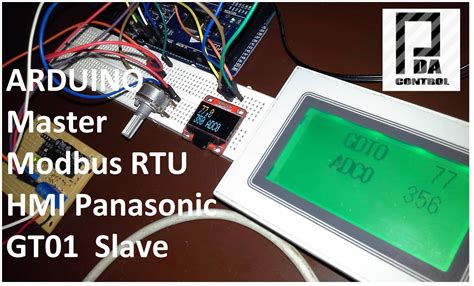 Arduino Modbus Master Rtu And Hmi Panasonic Gt01 Modbus Slave Hot Sex