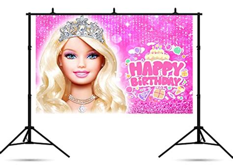 Pink Backdrops For Barbie Birthday Party Decorations Supplies Barbie