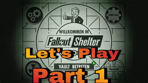 Lets Play Fallout Shelter Part 1 Youtube