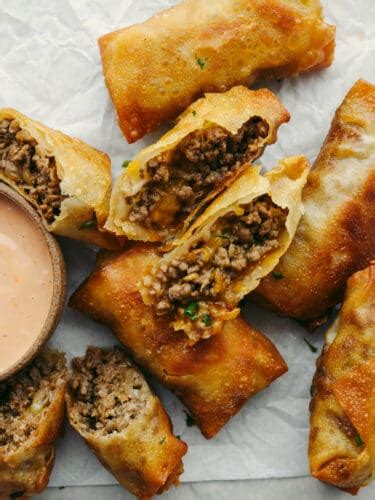 Cheeseburger Eggrolls Cheesecake Factory Copycat The Recipe Critic