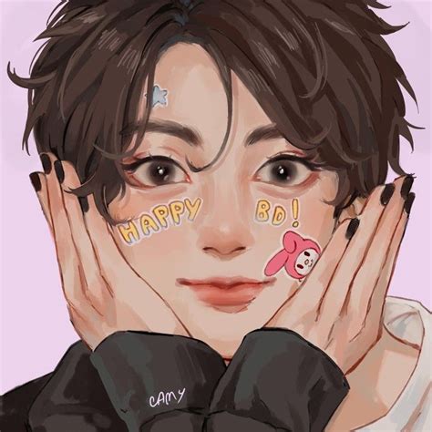 Pin By Nikitae On Bts Art Jungkook Fanart Bts Fanart Bts Drawings