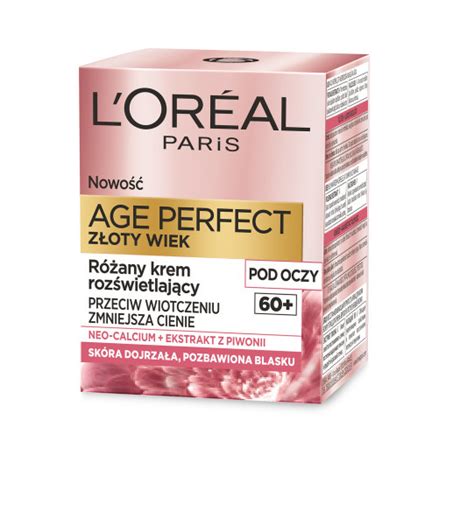 L OREAL Age Perfect Złoty Wiek 60 Różany Krem Rozświetlajacy Przeciw