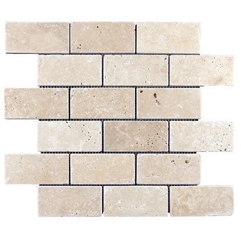 2x4 Brick Mosaic Tiles Tile Deluxe Shop