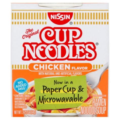 Nissin The Original Cup Noodles Chicken Flavor Ramen Noodle Soup 225