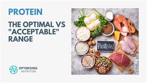 The AMDR for Protein: Acceptable vs Optimal | Optimising Nutrition