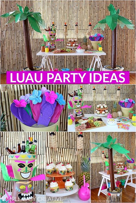 Luau Party Ideas Hoosier Homemade