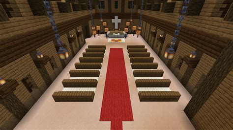 Church Interior Design Minecraft - Jas fur Kid