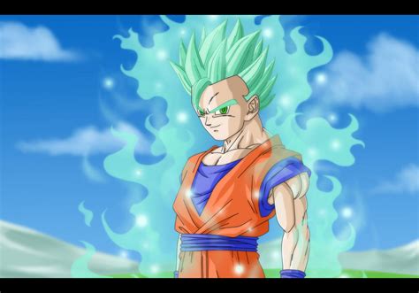 Gohan Super Saiyan God By Elyasarts On Deviantart