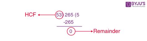 Hcf Of 106 159 And 265 Methods To Find Hcf Of 106 159 And 265