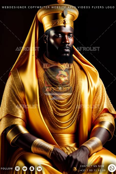 Mansa Musa Regal Portrait A Masterpiece Of African History Etsy